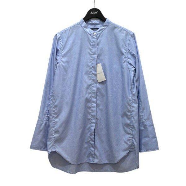 【中古】AP STUDIO　brush standing collar SH　スタンドカラーシャツ サックスブルー 【090925】（エ..