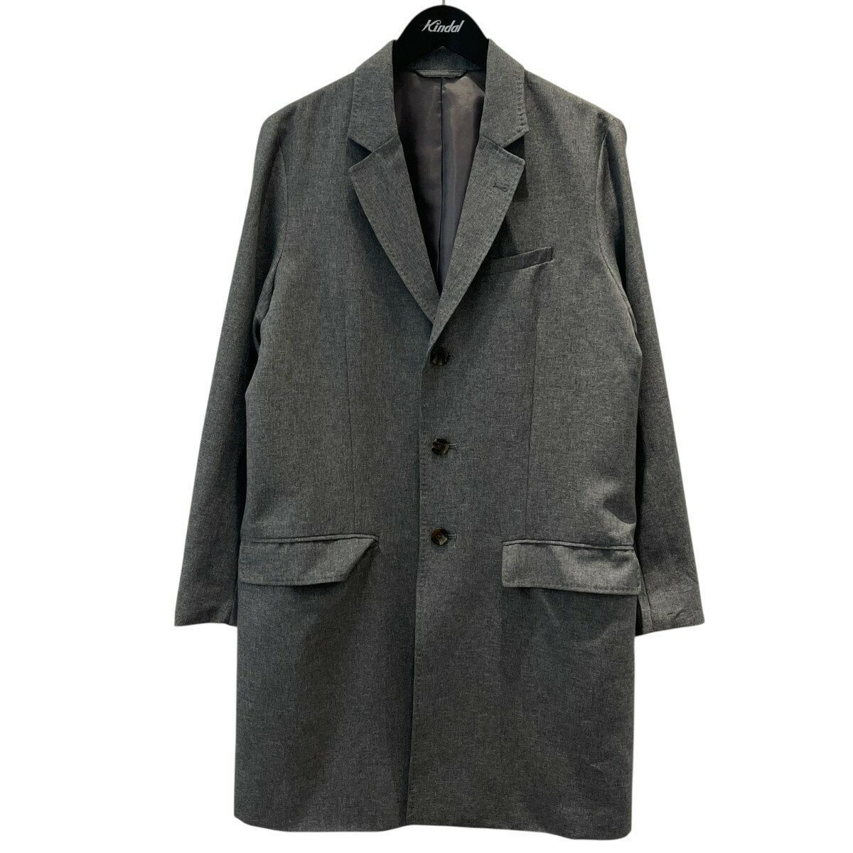 【美品】HARE ハレ　ゆったりチェスター　黒　ロングコート　M オーバーサイズ 中古・古着通販】HARE (ハレ) ロングコート ブラック サイズ:S