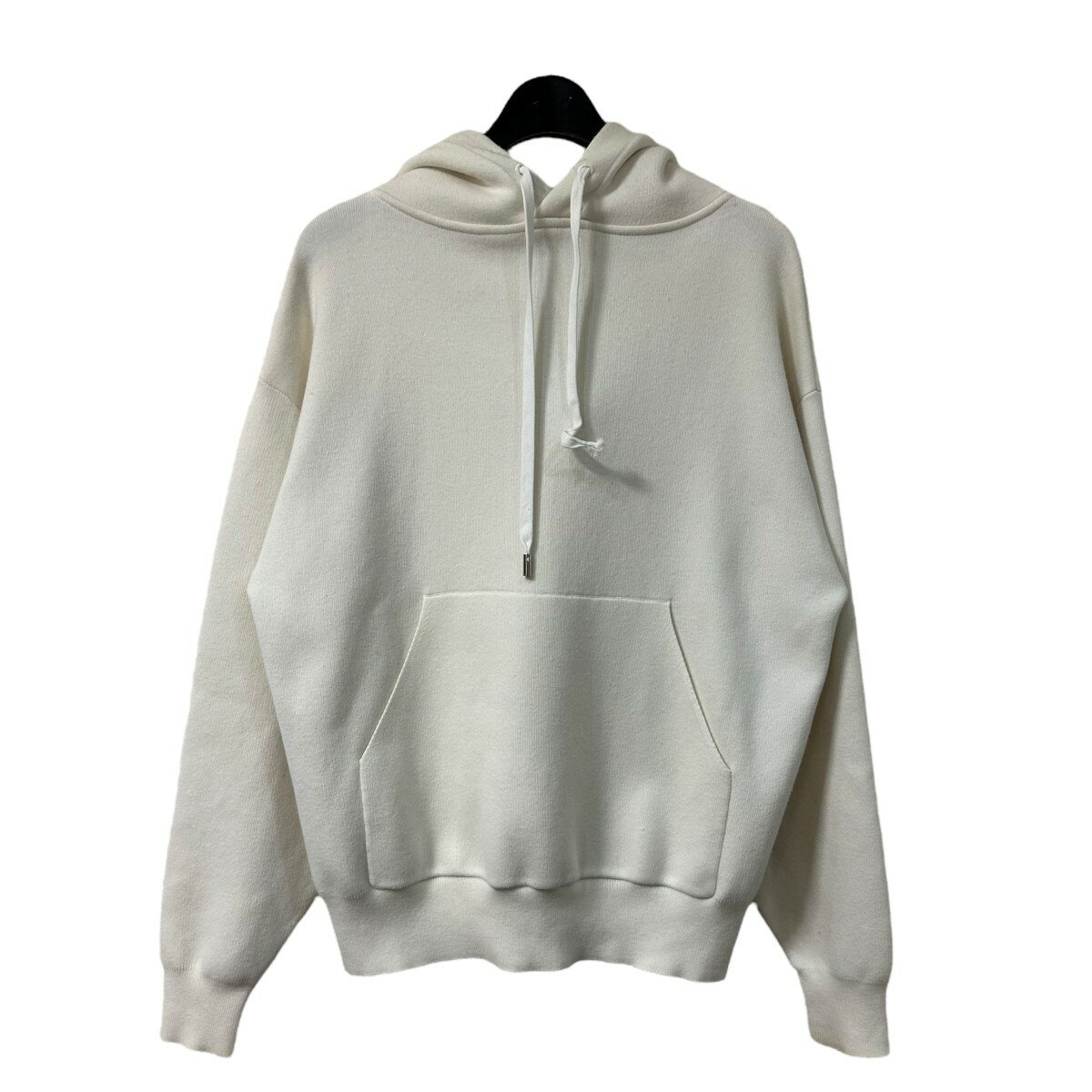 【中古】CABaN　コットンカシミヤ パーカ ニットフーディ 59029402001 アイボリー サイズ：M 【100925..