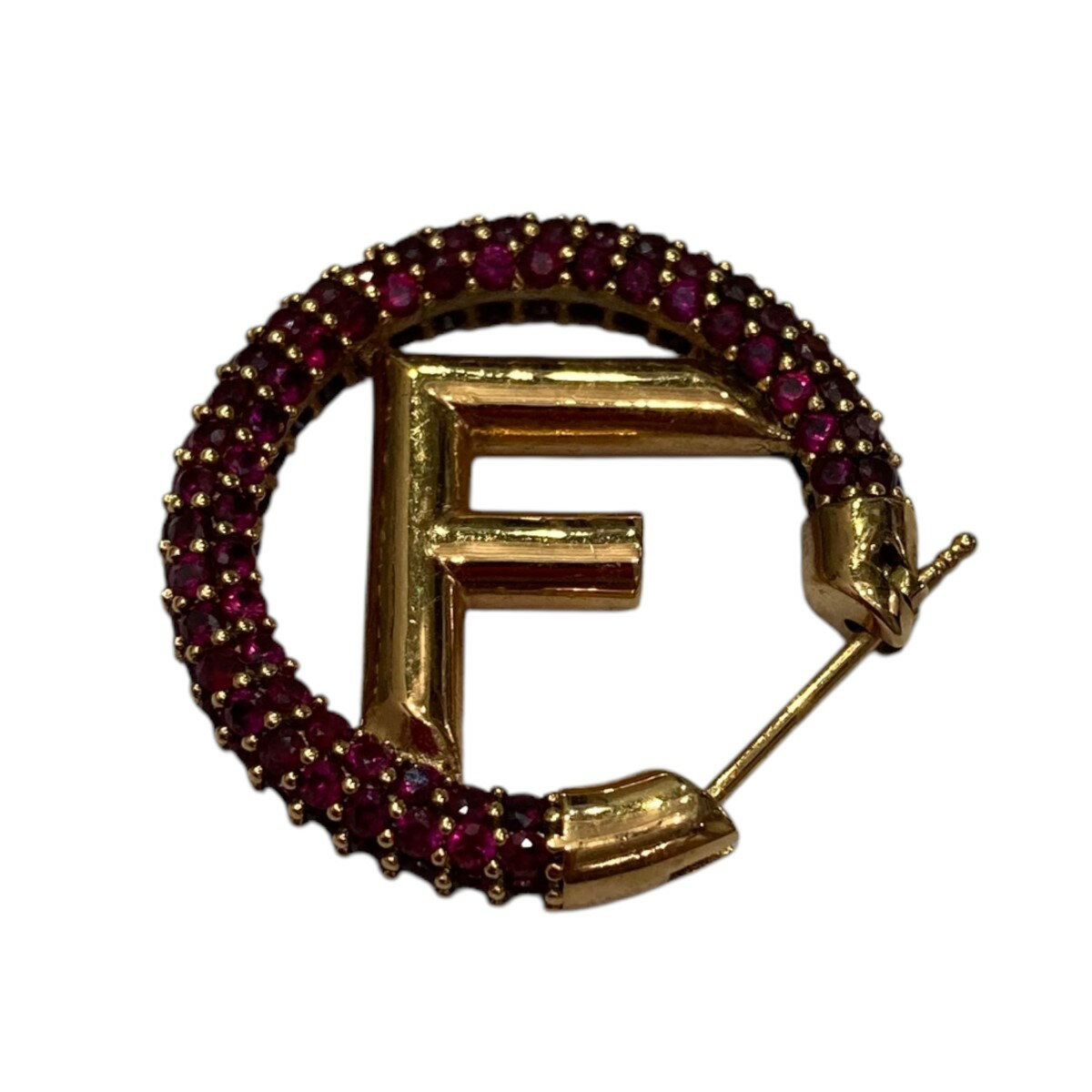 【中古】 FENDIクリスタルロゴ...