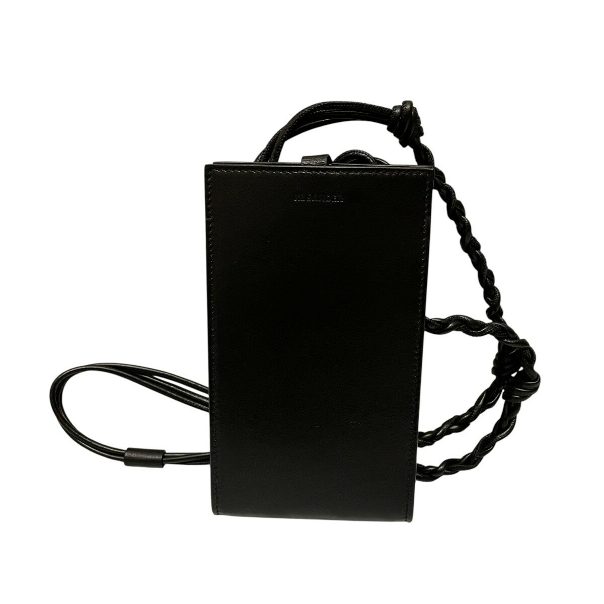 【中古】JIL SANDER　TANGLE PHONE CASE ショルダーケース ブラック 【130925】（ジルサンダー）