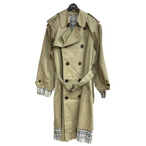 【中古】JOHN LAWRENCE SULLIVANトレンチコート ベージュ サイズ:46【価格見直し】