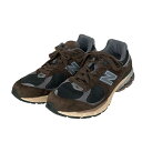 【中古】NEW BALANCE スニーカー M2002RLY グレー×ブラウン サイズ:27.0cm 【140925】(ニューバランス)