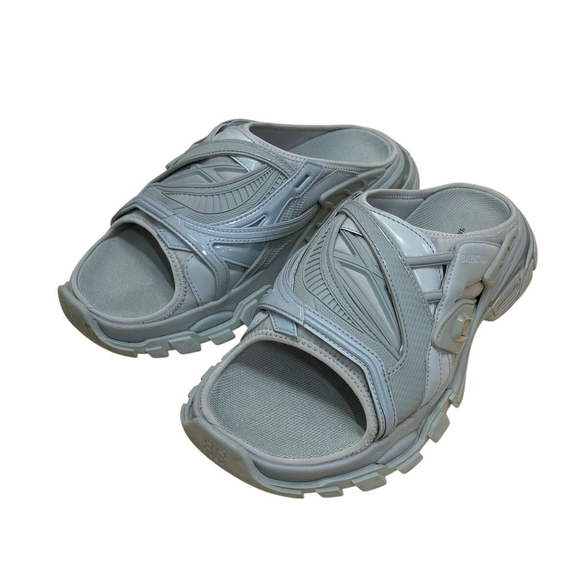 【中古】BALENCIAGAサンダル ライトグレー サイズ：28.5【価格見直し】