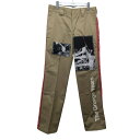 【中古】TAKAHIROMIYASHITA TheSoloIst.×Dickies work pant. テープラインワークパンツ ベージュ サイズ:30/32 【140925】(タカヒロミヤシタザソロイスト×ディッキーズ)