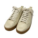 【中古】BOTTEGA VENETA ピロースニーカー ベージュ サイズ:41 【160925】(ボッテガヴェネタ)(4)