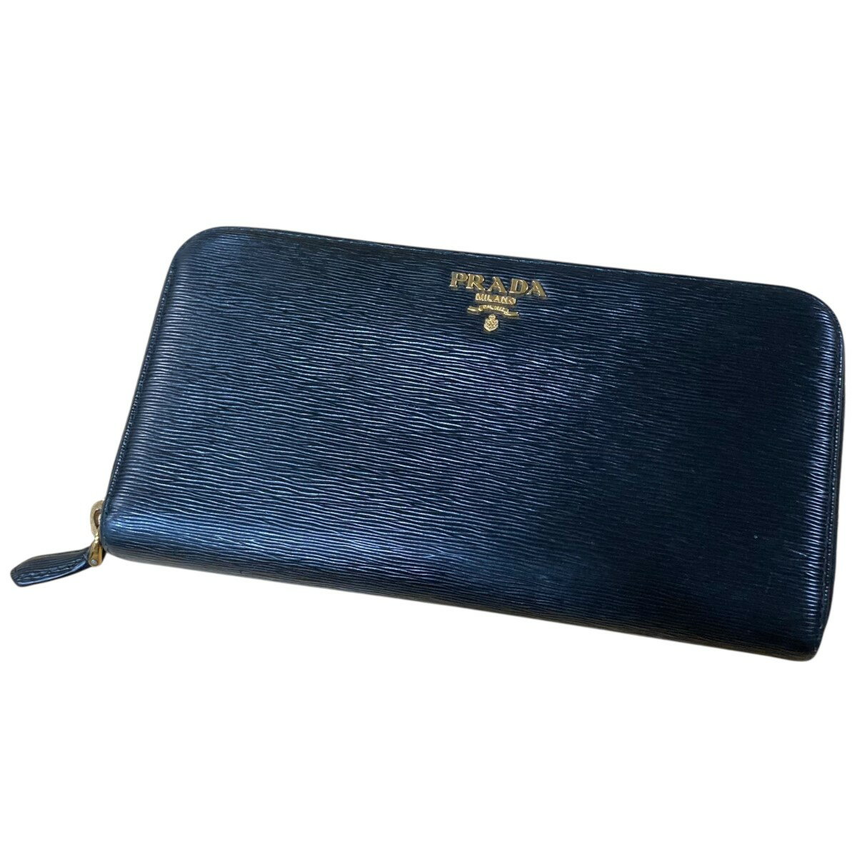 【中古】PRADA　長財布 ブラック サイズ：- 【190925】（プラダ）