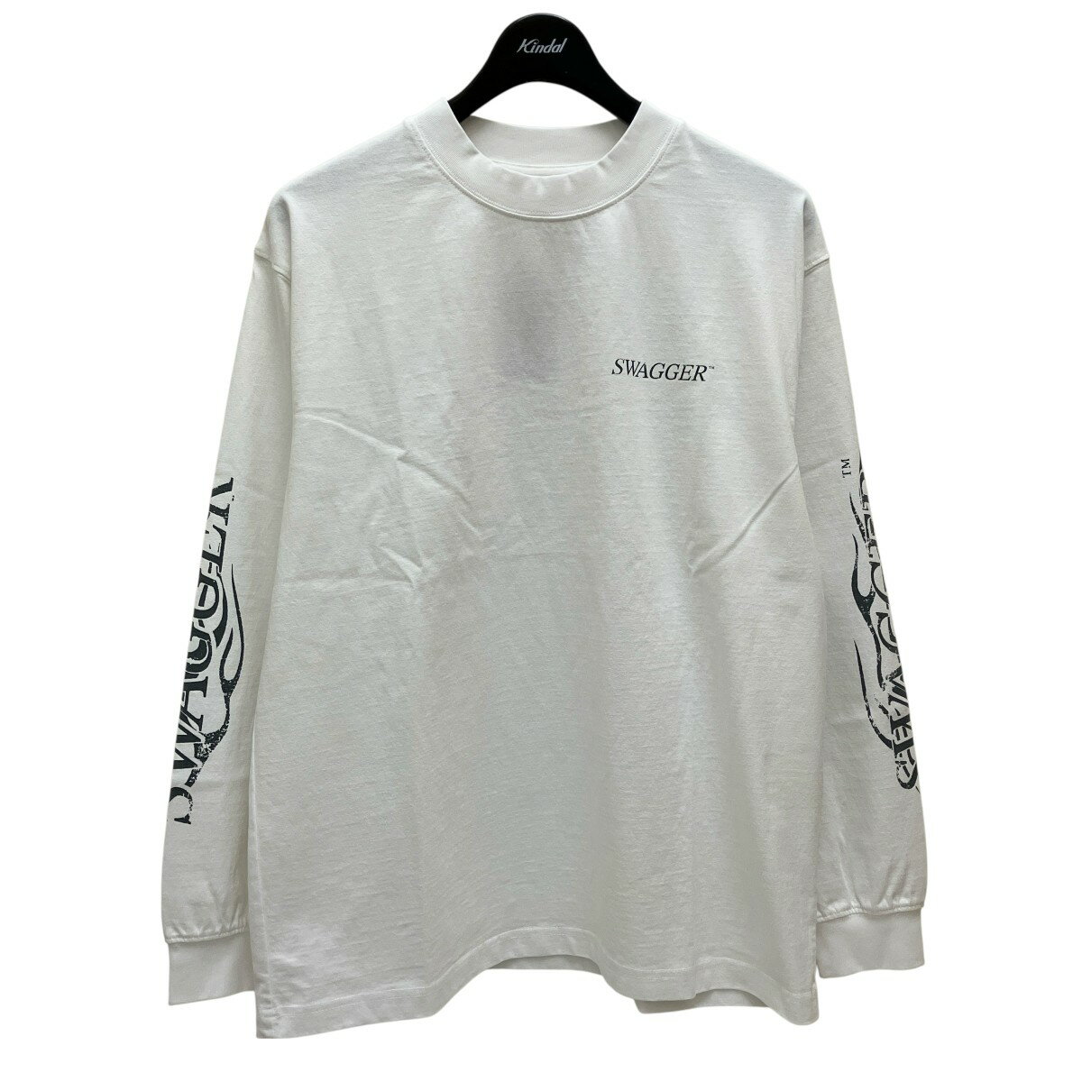 SWAGGERのボーダーシャツ スワッガーのTシャツ タグ付き新品SWAGGER スワッガー ロンT ボーダー 長袖Tシャツ M