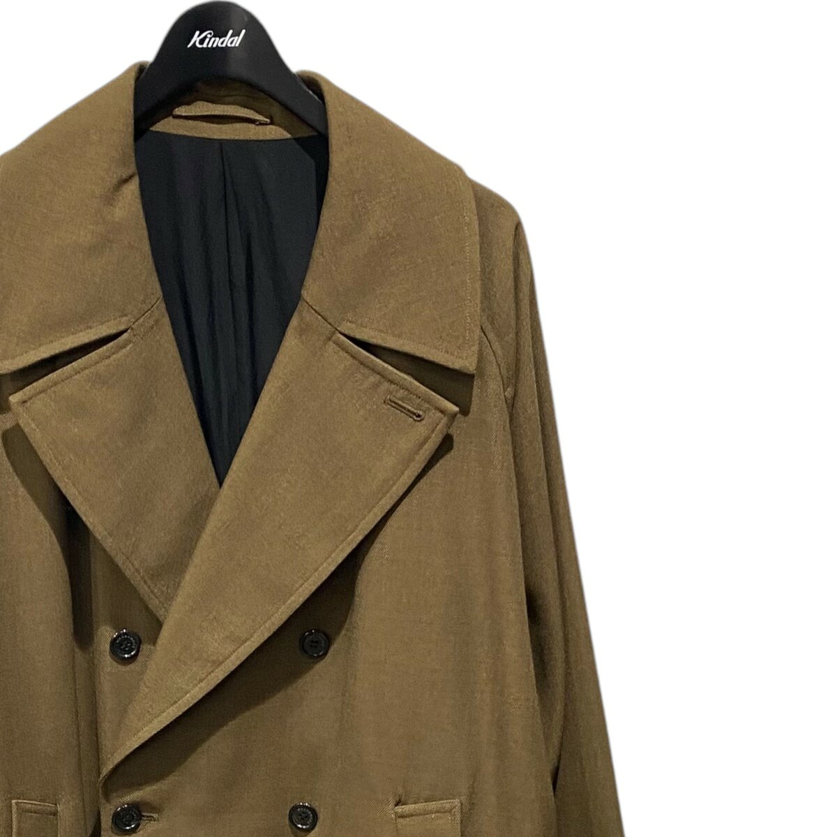 【中古】MARKAWARE　トレンチコート A20C-03CO01C ブラウン サイズ：3 【200925】（マーカウェア）