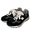 【中古】NEW BALANCE 2024年製 スニーカー U992BK ブラック サイズ:26.5cm 【210925】(ニューバランス)