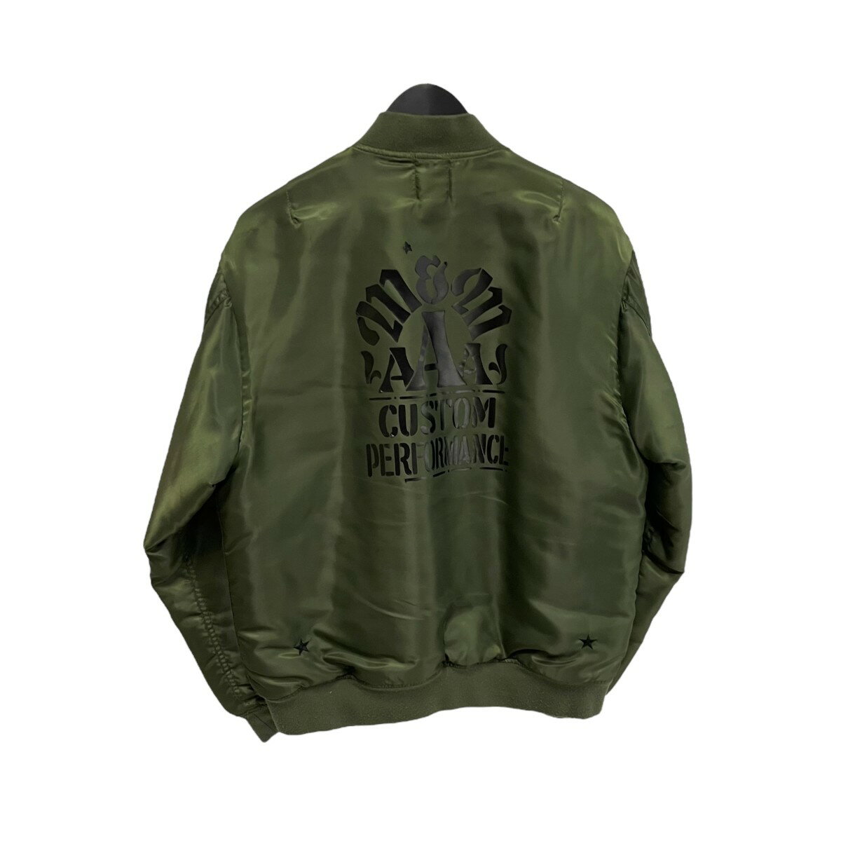 【中古】M＆M　MA-1ジャケット グリーン サイズ：M 【220925】（エムアンドエム）