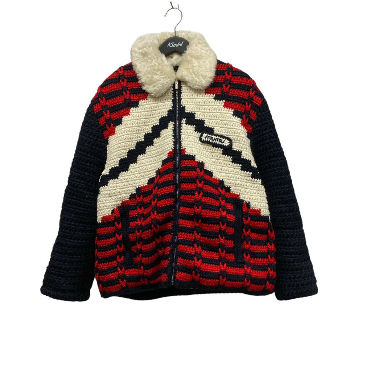 【中古】MIU MIUノルディックニット 