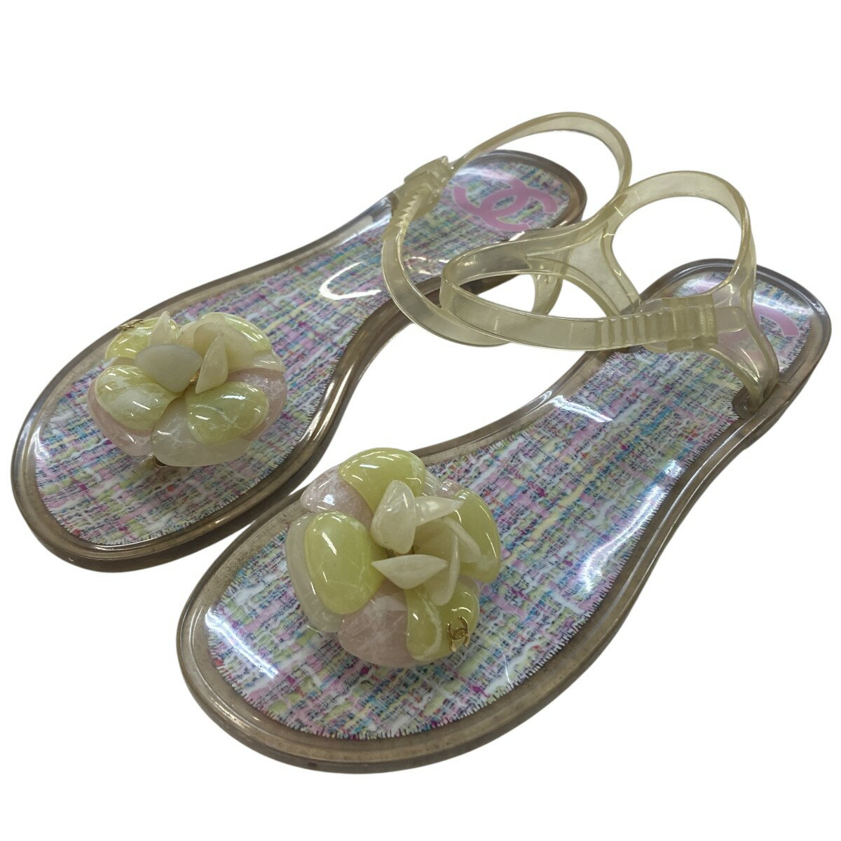 【中古】 CHANELカメリアビー...