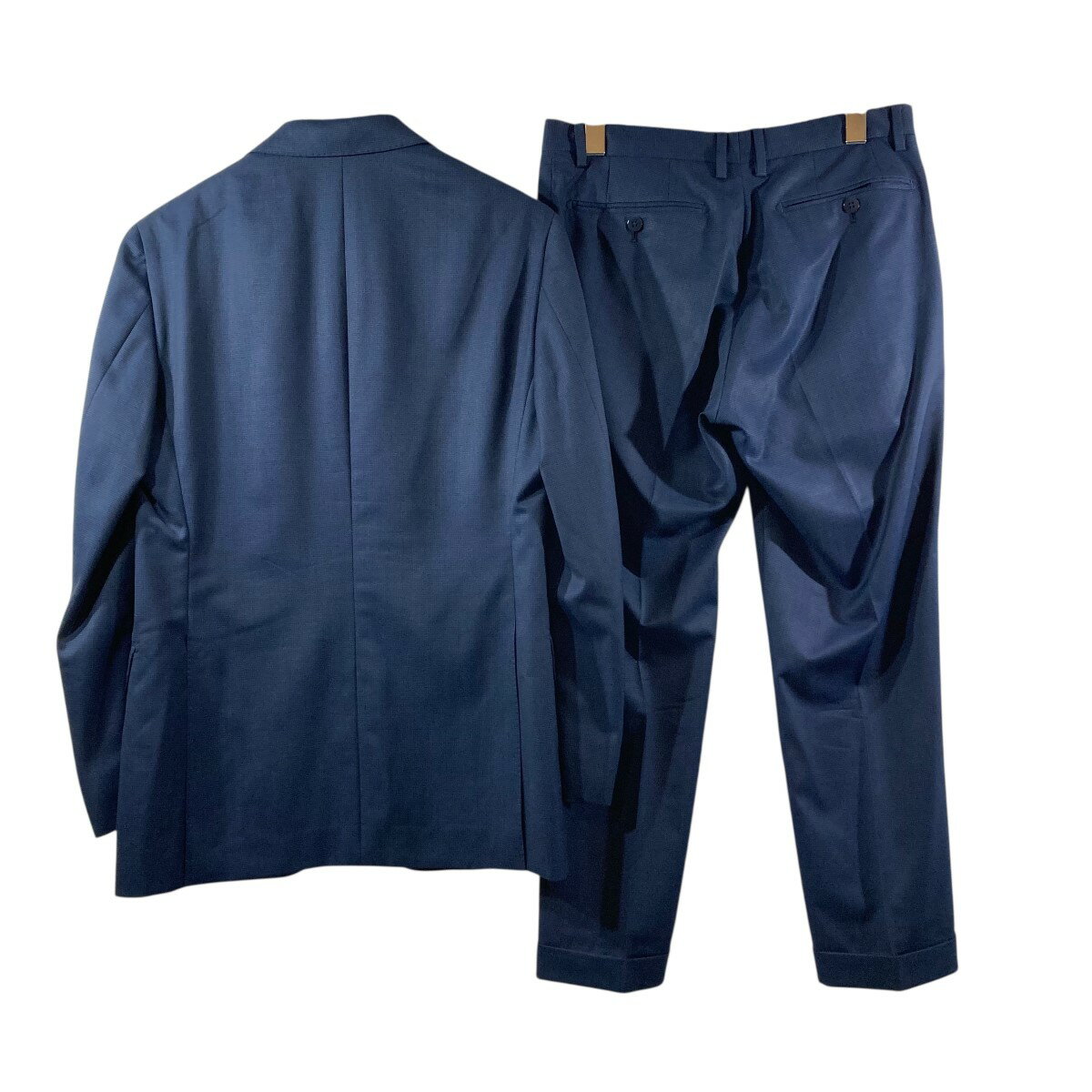 【中古】UNITED ARROWSセットアップスーツ 1123-161-4603 ブルー サイズ：46【価格見直し】