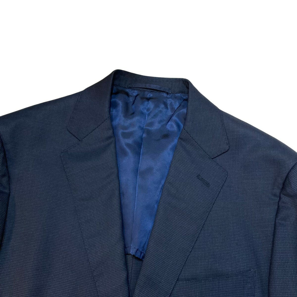 【中古】UNITED ARROWSセットアップスーツ 1123-161-4603 ブルー サイズ：46【価格見直し】