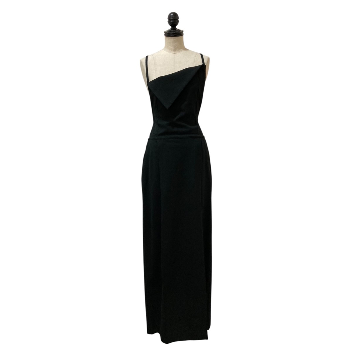 【中古】LE CIEL BLEU　キャミソールワンピース 23S65410 ブラック サイズ：38 【270925】（ルシェルブルー）