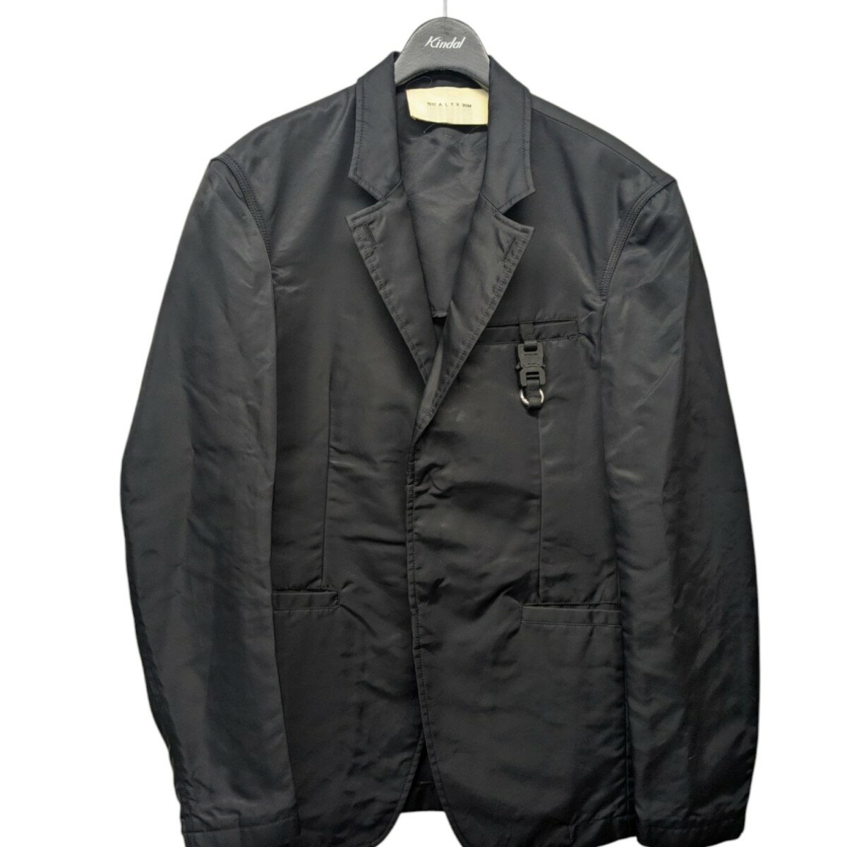 【中古】ALYXローラーコースターテーラードジャケット ブラック サイズ：46【価格見直し】