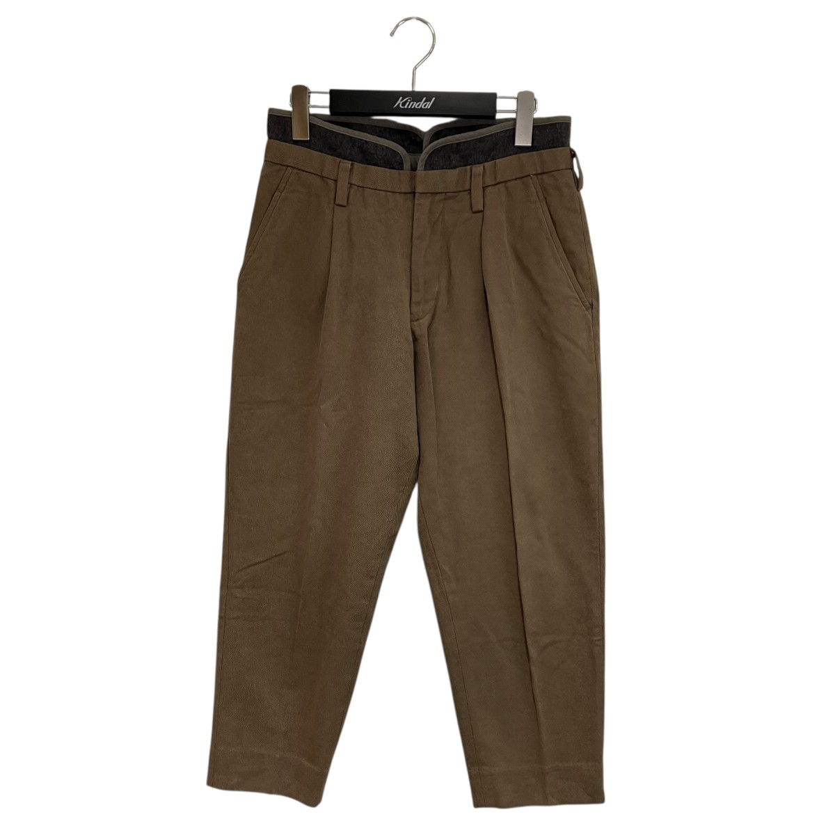 【中古】KOLOR　クロップドパンツ 13WCM-P05104 ブラウン サイズ：1 【300925】（カラー）(4)