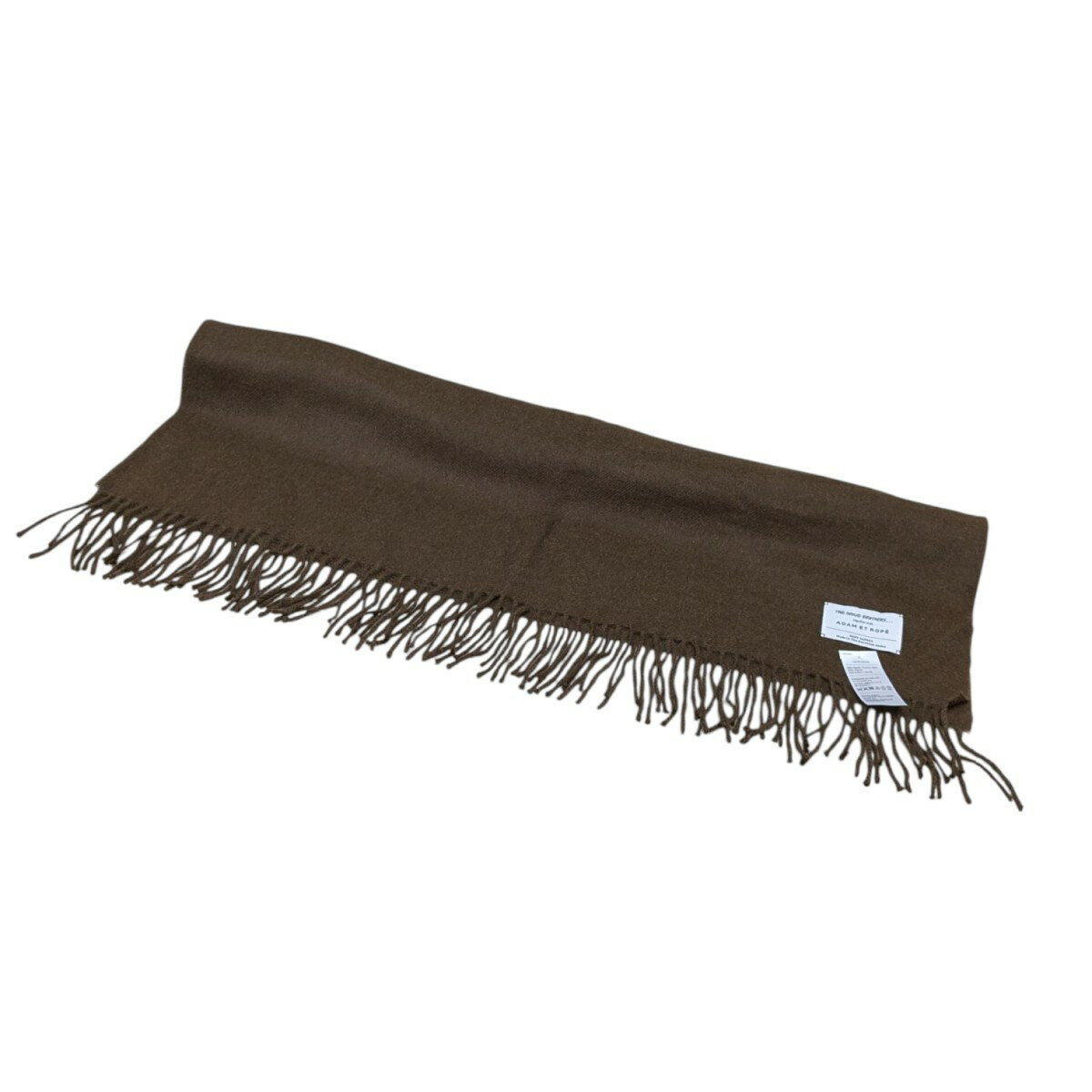 【中古】THE INOUE BROTHERS　ベイビーアルパカマフラー TIB21-AL2108ADAM ブラウン 【021025】（ザイ..