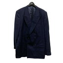 【中古】BOSS ダブルブレスドジャケット 10257122 ネイビー サイズ:54 【031025】(ボス)