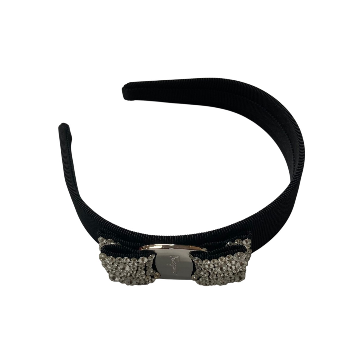 フェラガモ　カチューシャ　ビジュー フェラガモ カチューシャ ビジュー キラキラ Ferragamo