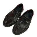 【中古】GUCCIレザーシューズ 69767 ブラック サイズ:6 1/2【価格見直し】