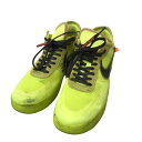 【中古】NIKE×OFFWHITE Off-White × Nike Air Force 1 Low Volt スニーカー A04606-700 イエロー サイ...