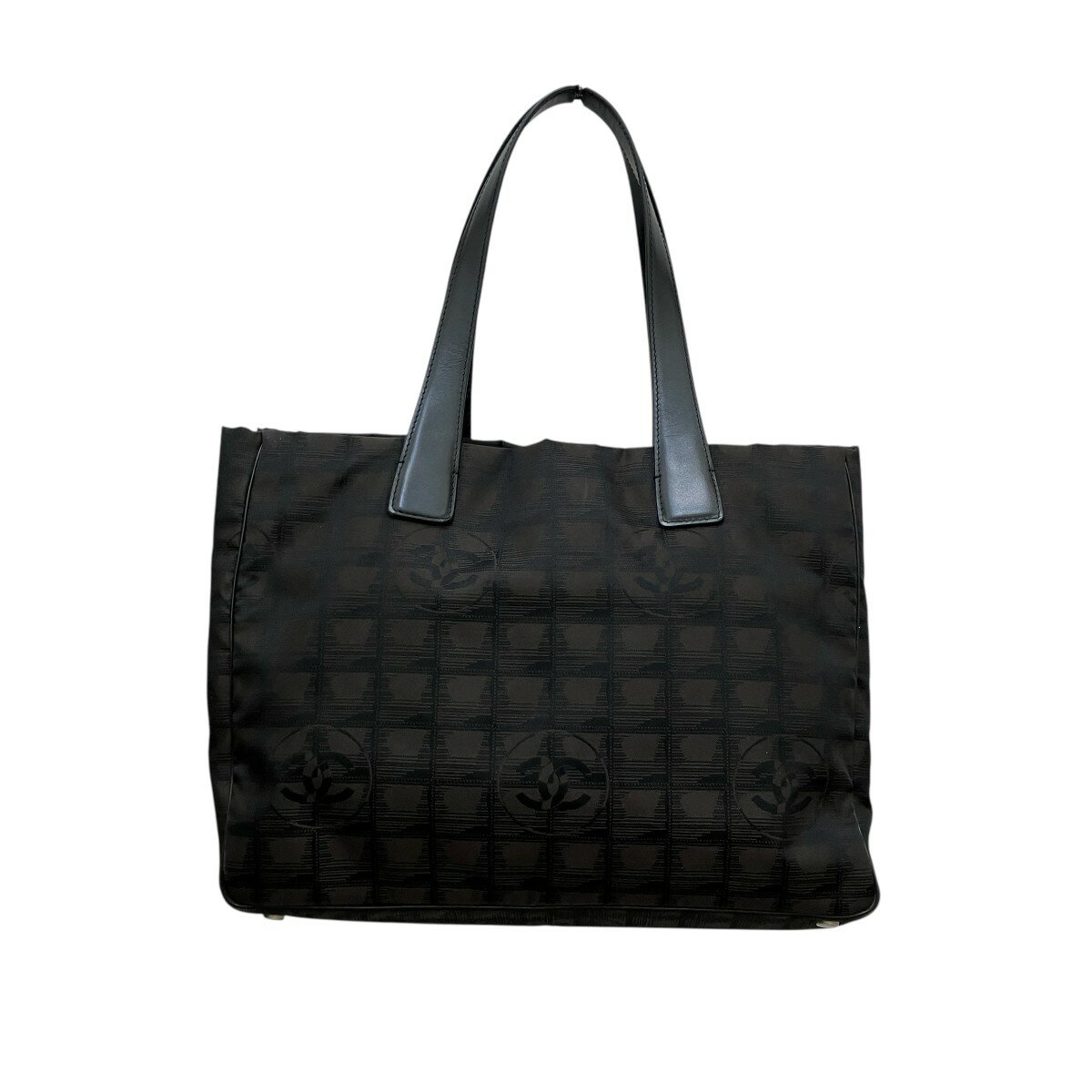 【中古】CHANEL　ニュートラベルライン トートバッグ ブラック 【081025】（シャネル）