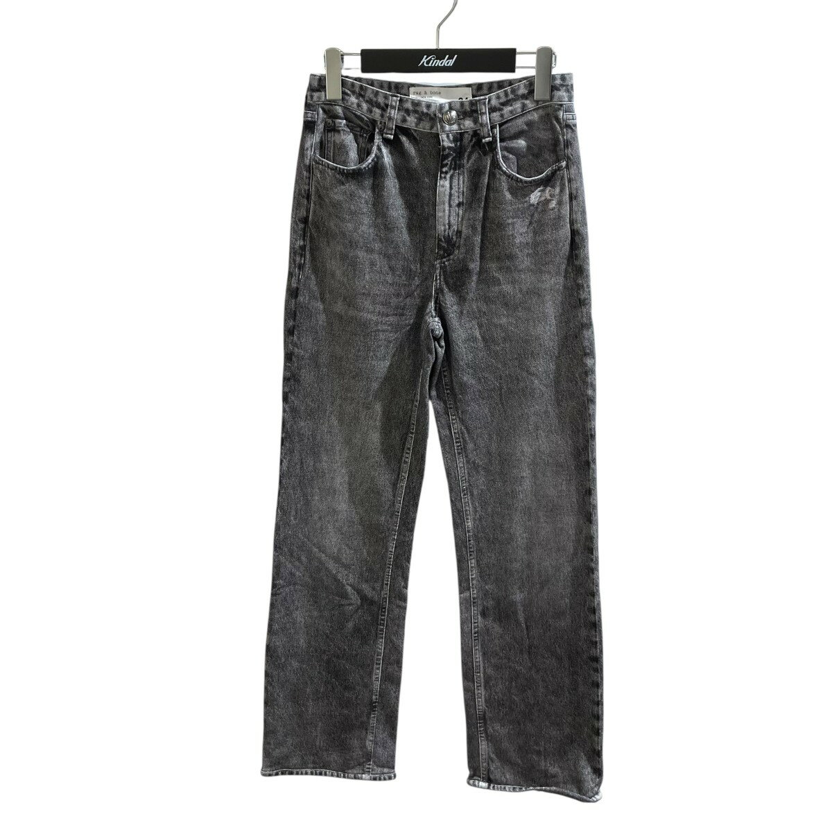 【中古】rag＆boneRAVEN デニム転写スウェットパンツ WCW24H70028202 グレー サイズ：24【価格見直し】