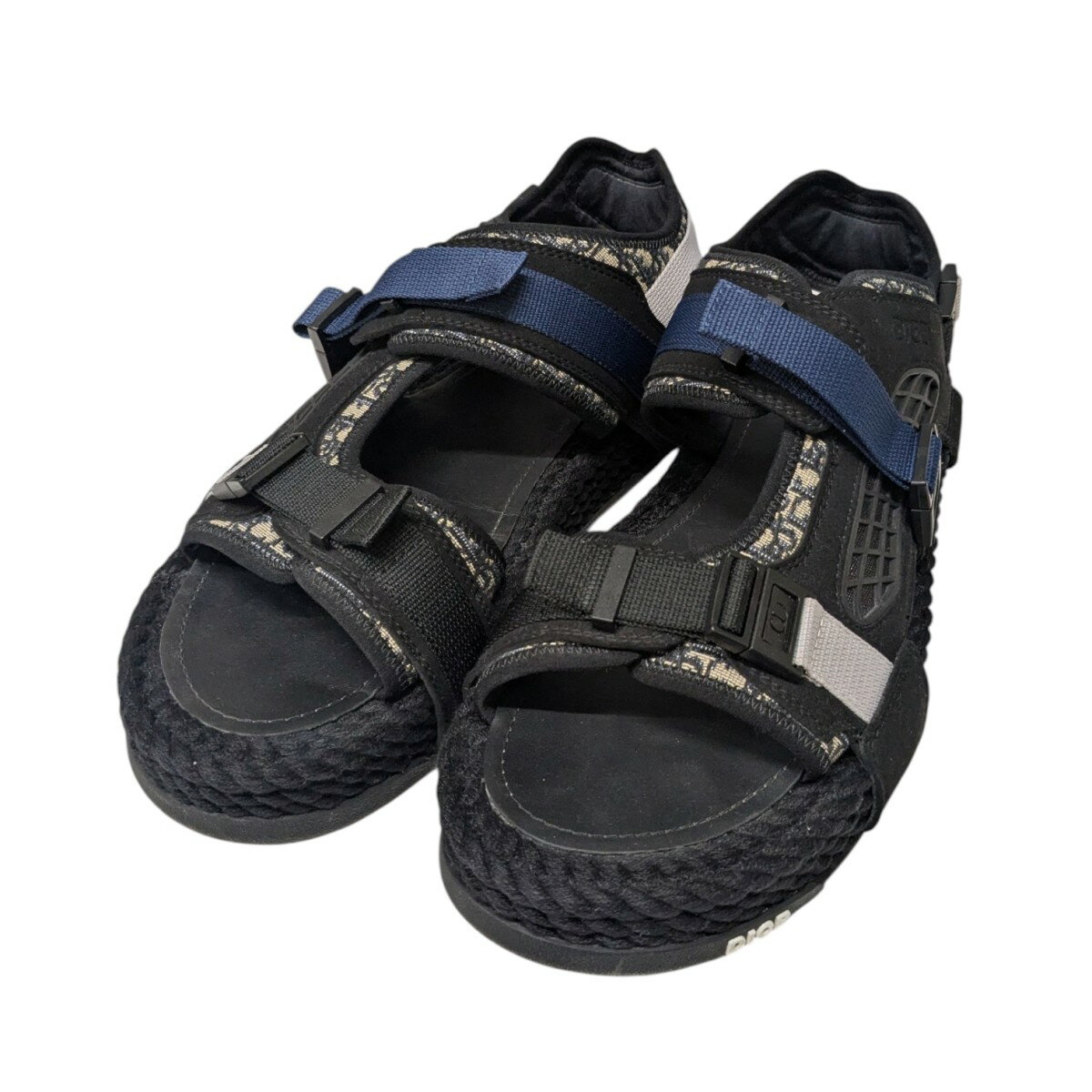 【中古】DIOR21SS Atlas Sandal サンダル 21ELS ブラック サイズ：42【価格見直し】