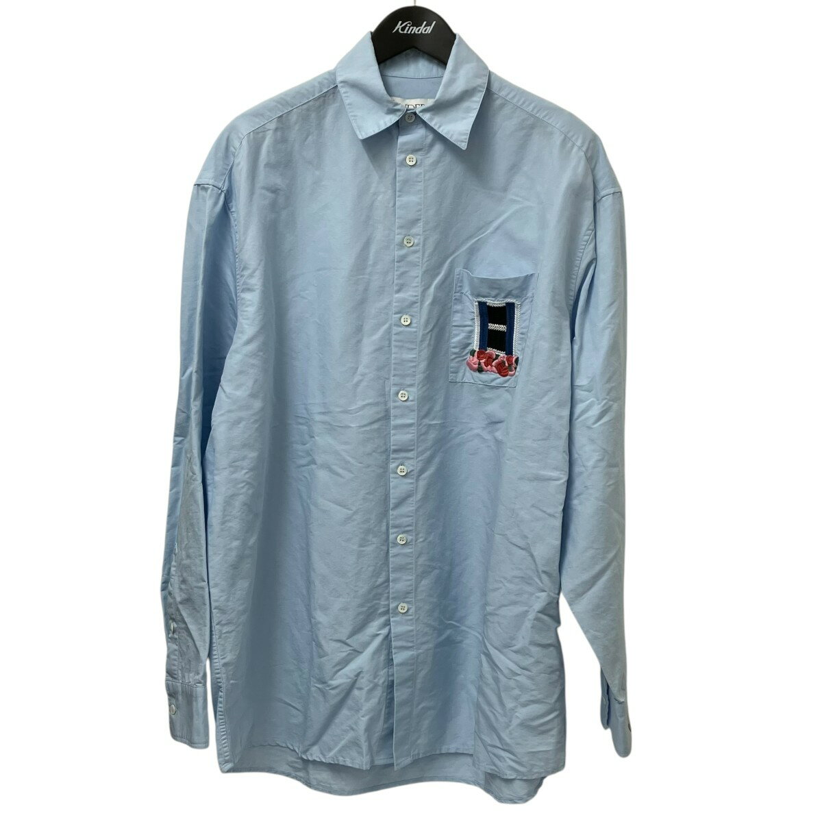 【中古】J．W．ANDERSON　Window Shirt シャツ SH0352PG1698804 ブルー サイズ：44 【121025】（ジョナ..