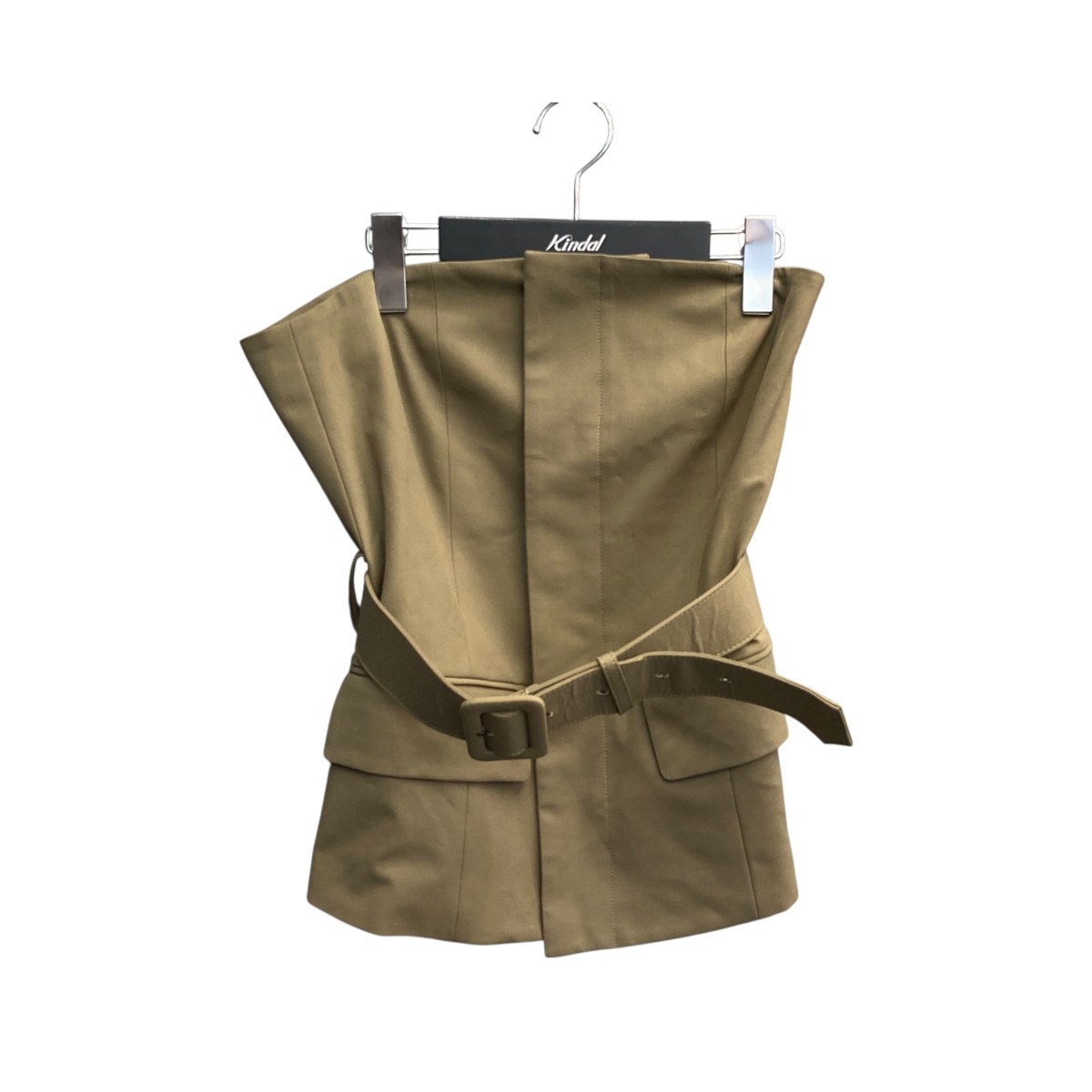 【中古】HYKE24AW P R STRECH CORSET BELT ビスチェ 242-17454 ブラウン サイズ：2【価格見直し】