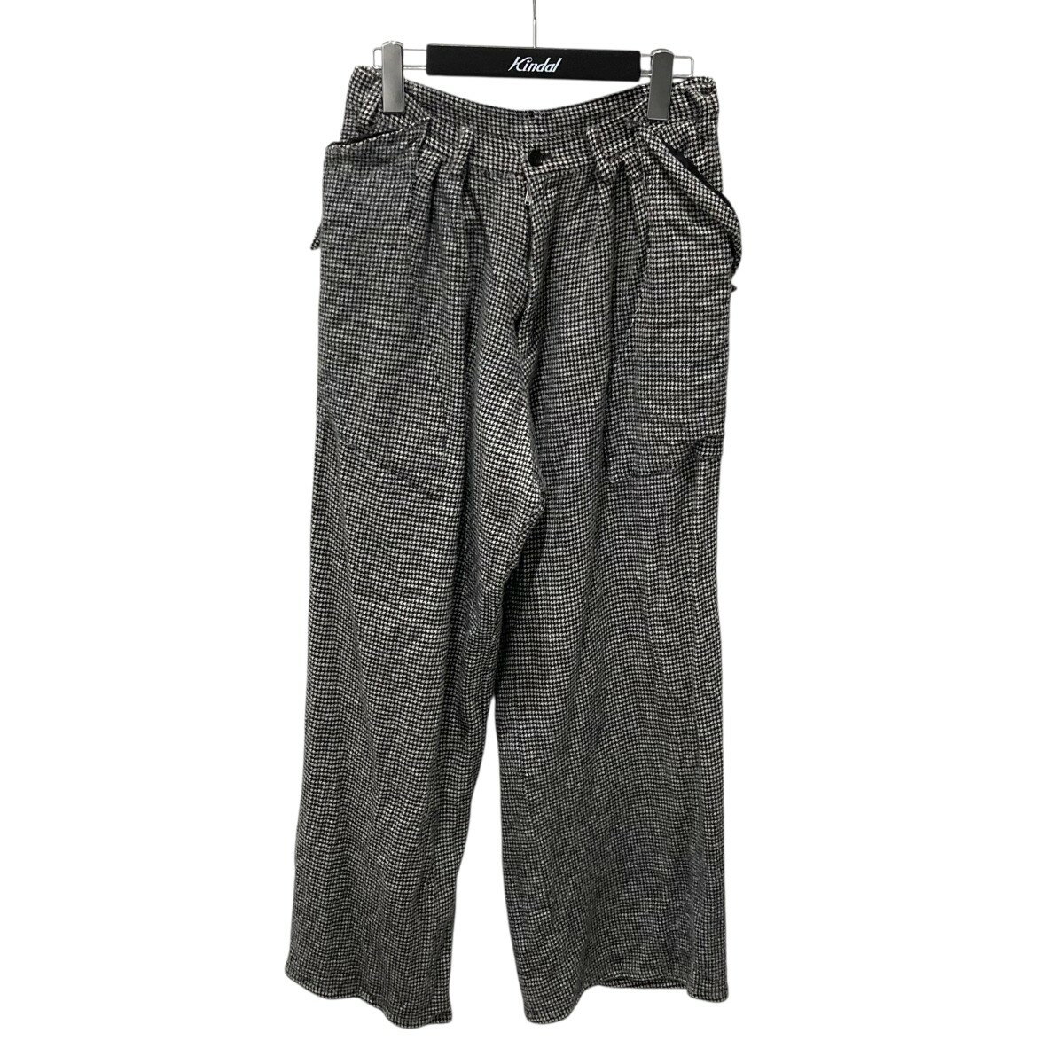 【中古】sulvam　千鳥格子 パンツ SQ-P02-110 グレー×ブラック サイズ：XL 【131025】（サルバム）