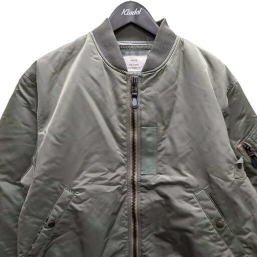 【中古】HYKE TYPE MA-1 JACKET MA-1ジャケット オリーブ サイズ:L 【141025】(ハイク)