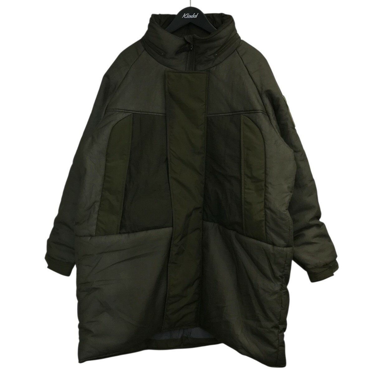 【中古】WHITE MOUNTAINEERING×WILD THINGS「PRIMALOFT MONSTER PARKA」 モンスターパーカー BC 23AW J02 カーキ サイズ：M【価格見直し】