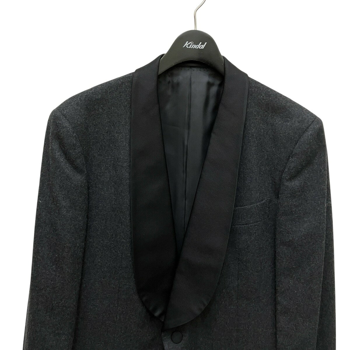 【中古】UNITED ARROWS　ヘチマカラー 1B タキシード スーツ 1128-259-0124 ブラック サイズ：48(JKT)50(PNT) 【161025】（ユナイテッドアローズ）