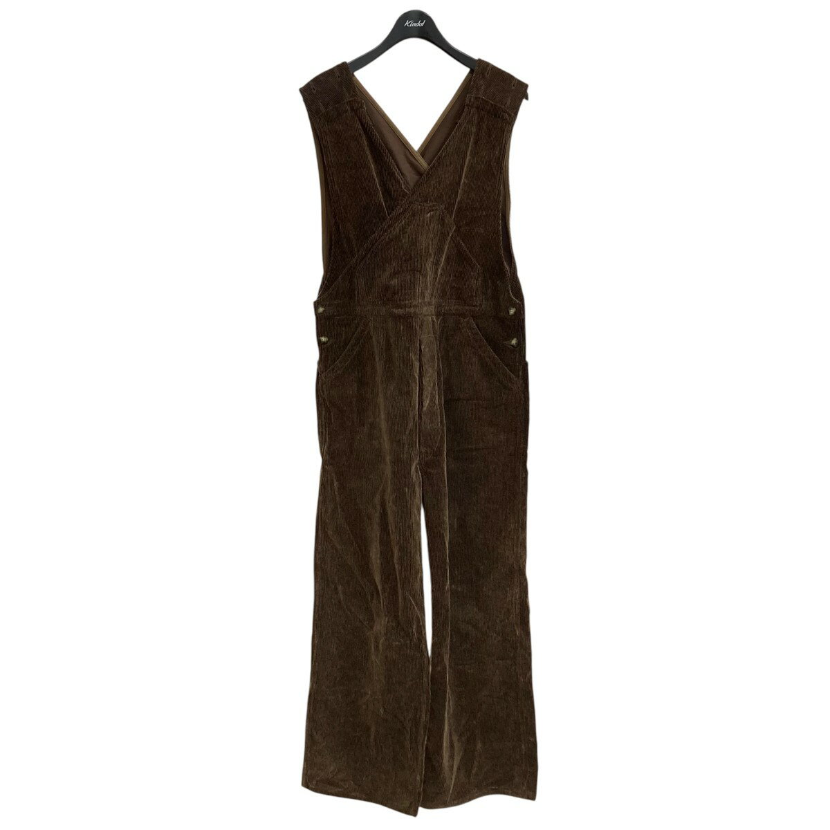 【中古】WRYHT　コーデュロイオーバーオール ブラウン サイズ：- 【171025】（ライト）