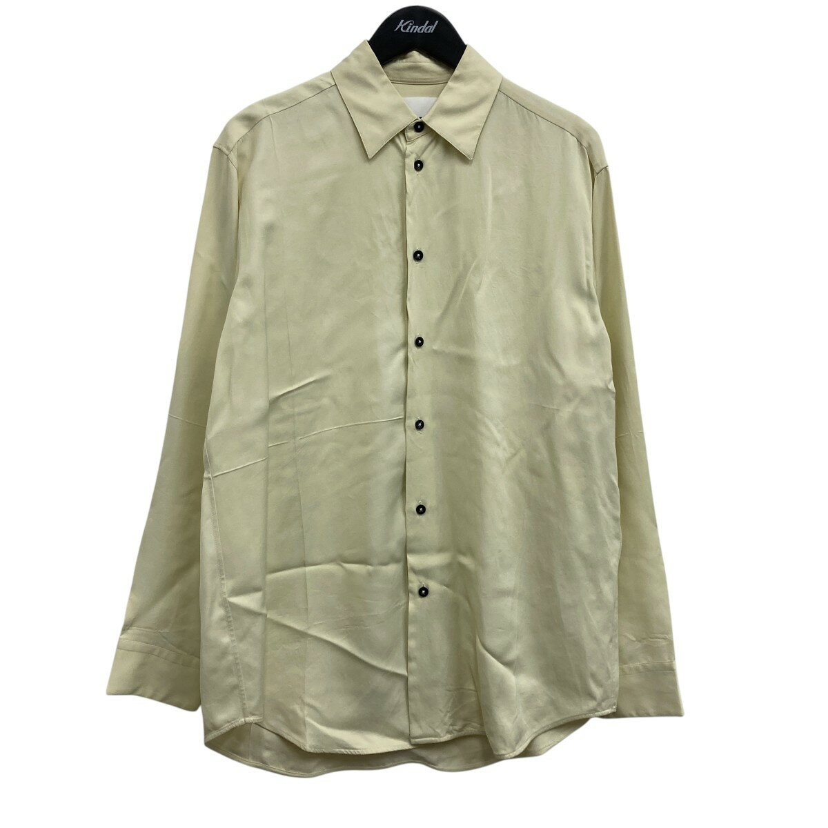 【中古】JIL SANDERロングスリーブシャツ ベージュ サイズ：37【価格見直し】