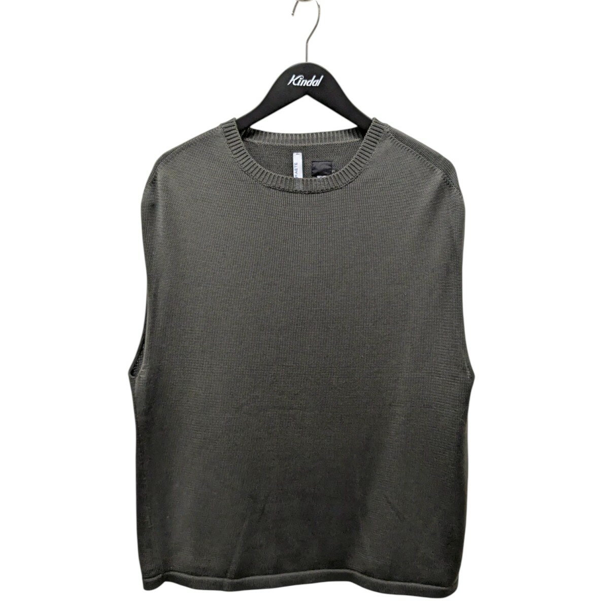 【中古】THIBAULT VAN DER STRAETE　ニットベスト グレー サイズ：L 【191025】（ティボーヴァンダルス..