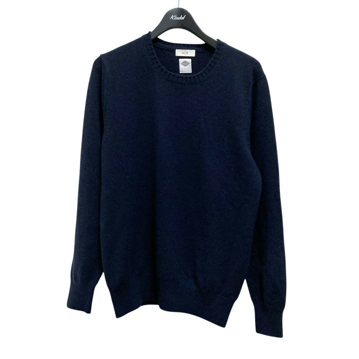 【中古】gim　カシミヤセーター 23502020 ネイビー サイズ：M 【191025】（ジム）
