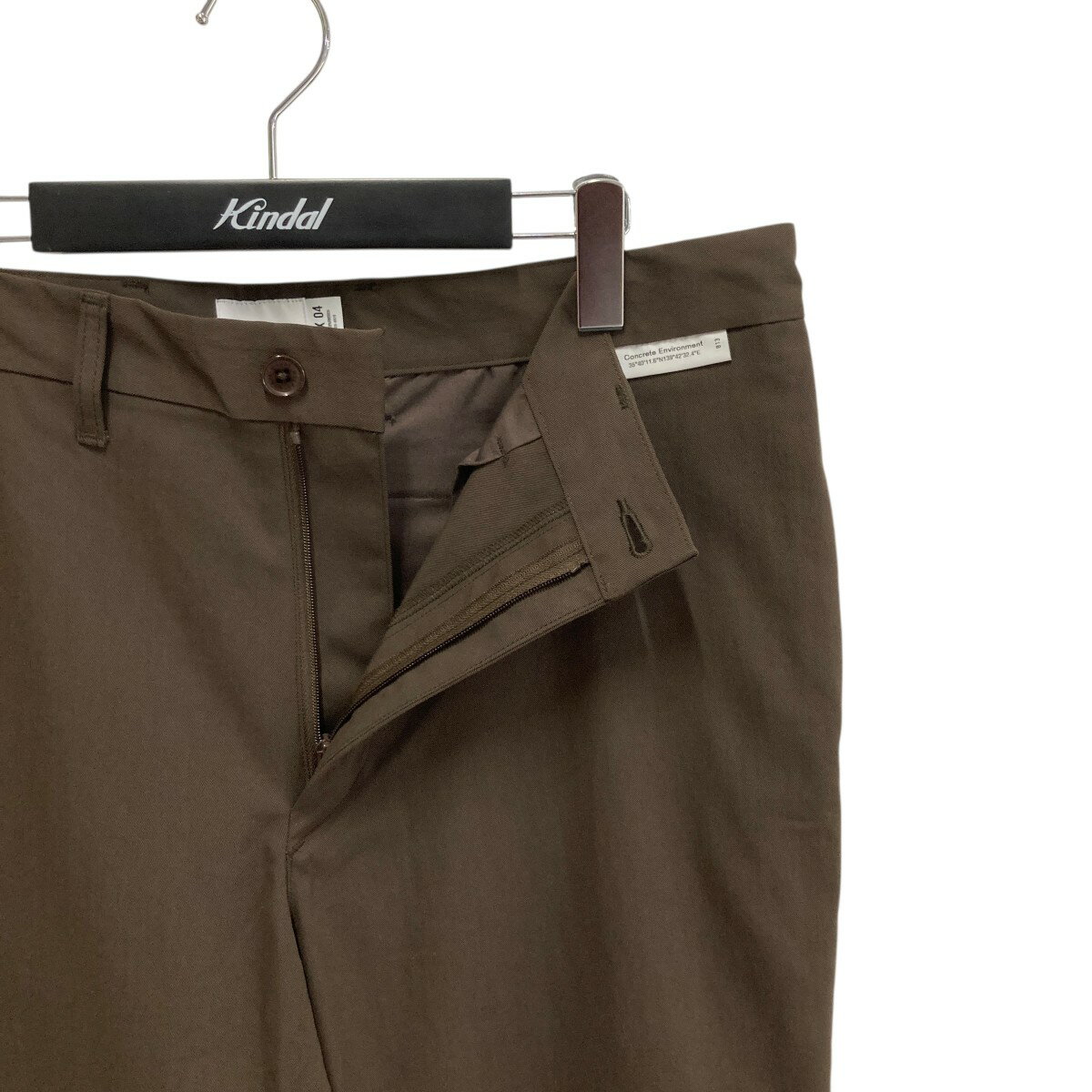 【中古】WTAPS　25SS Wrkt2502 ／ Trousers ／ Poly Twill Coolmax パンツ 251CWDT-PTM06 ブラウン サイズ：4 【201025】（ダブルタップス）
