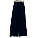 【中古】LISA YANG カシミヤニットパンツ ネイビー サイズ:0 【201025】(リサヤン)
