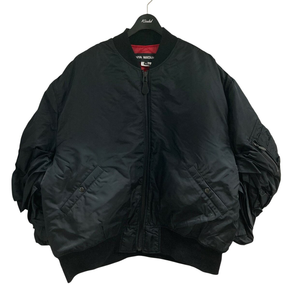 【中古】JUNYA WATANABE オーバーサイズボンバージャケット ブラック サイズ：S 【201025】（ジュンヤワタナベ）
