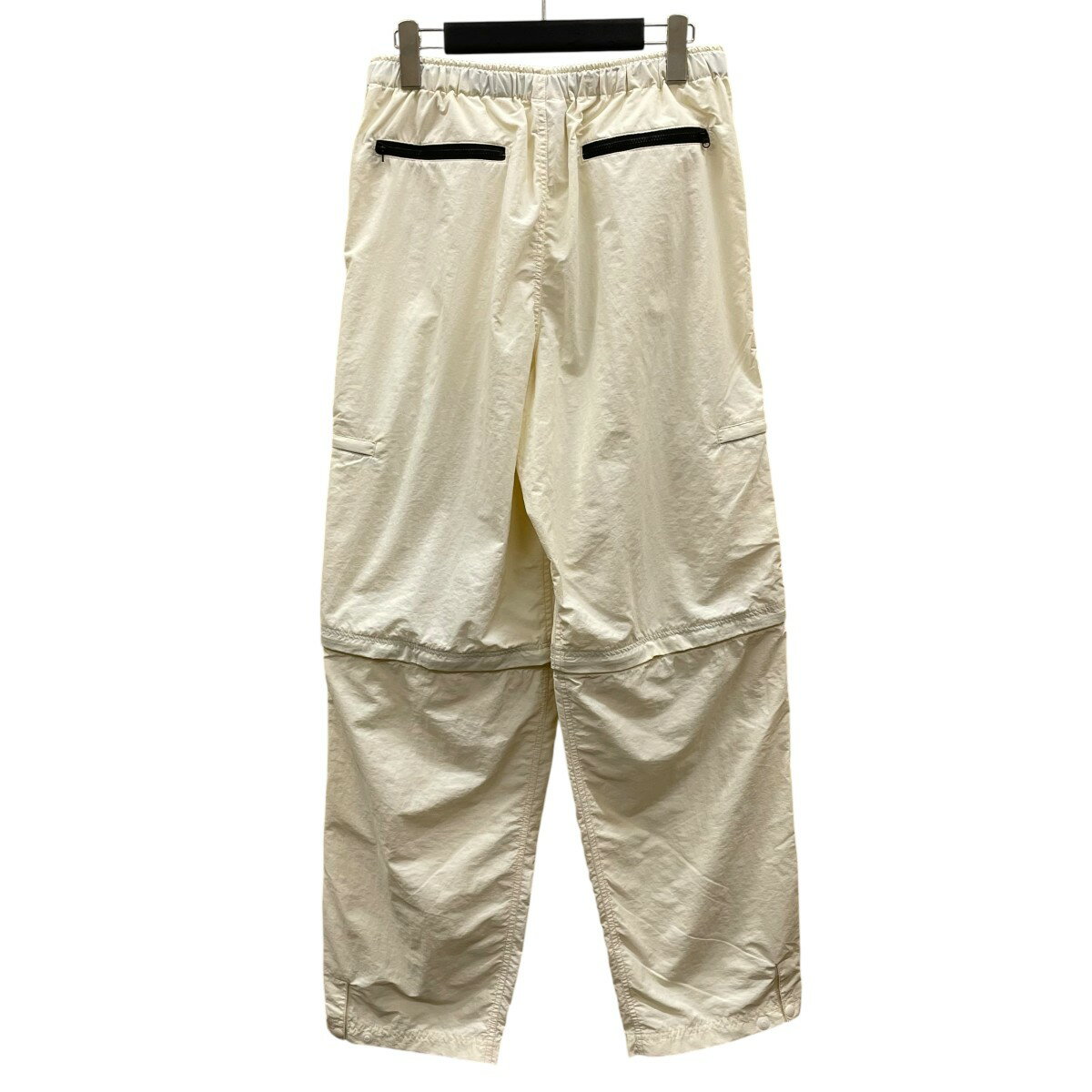 【中古】HOLIDAY　SUPPLEX JOGGER ZIP PANTS ナイロンパンツ 23102092 ホワイト サイズ：Free 【201025】（ホリデー）