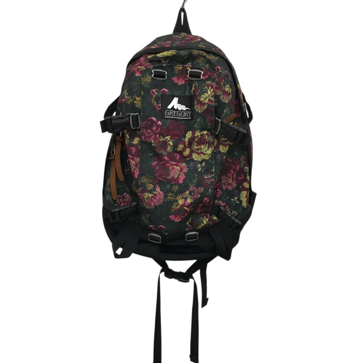 【中古】GREGORY　ガーデンタペストリー 花柄 バックパック グリーン 【211025】（グレゴリー）