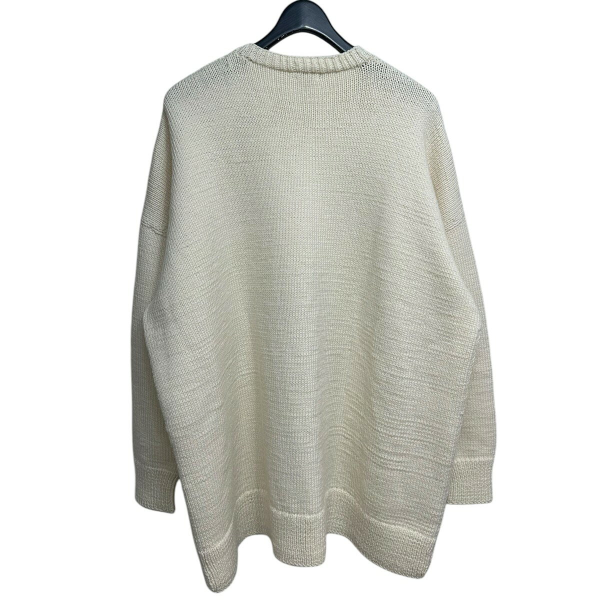 【中古】LOEWE　21AW パピーインターシャセーター H526Y14K81 アイボリー サイズ：XS 【211025】（ロエベ）