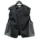 【中古】CLESSTEジップアップベスト soft shell utility vest ソフトシェルユーティリティベスト CLS-VE-2401 ブラック・グ...