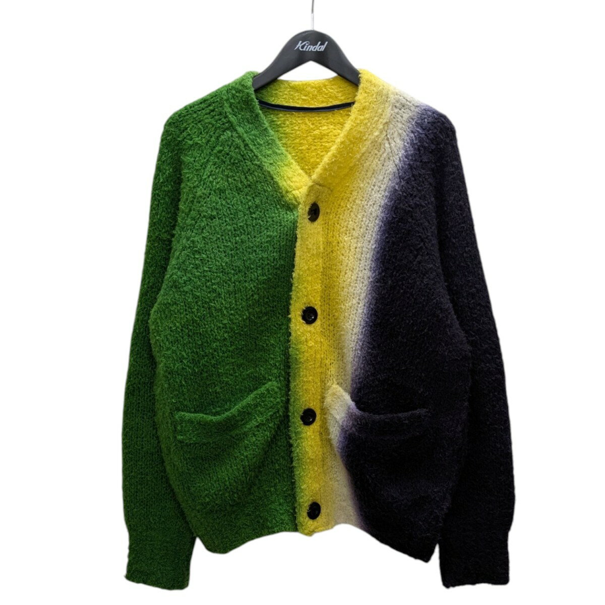 楽天ブランド古着のカインドオル【中古】sacai23AW Tie Dye Knit Cardigan タイダイ ウールニット カーディガン マルチカラー マルチカラー サイズ：2【価格見直し】