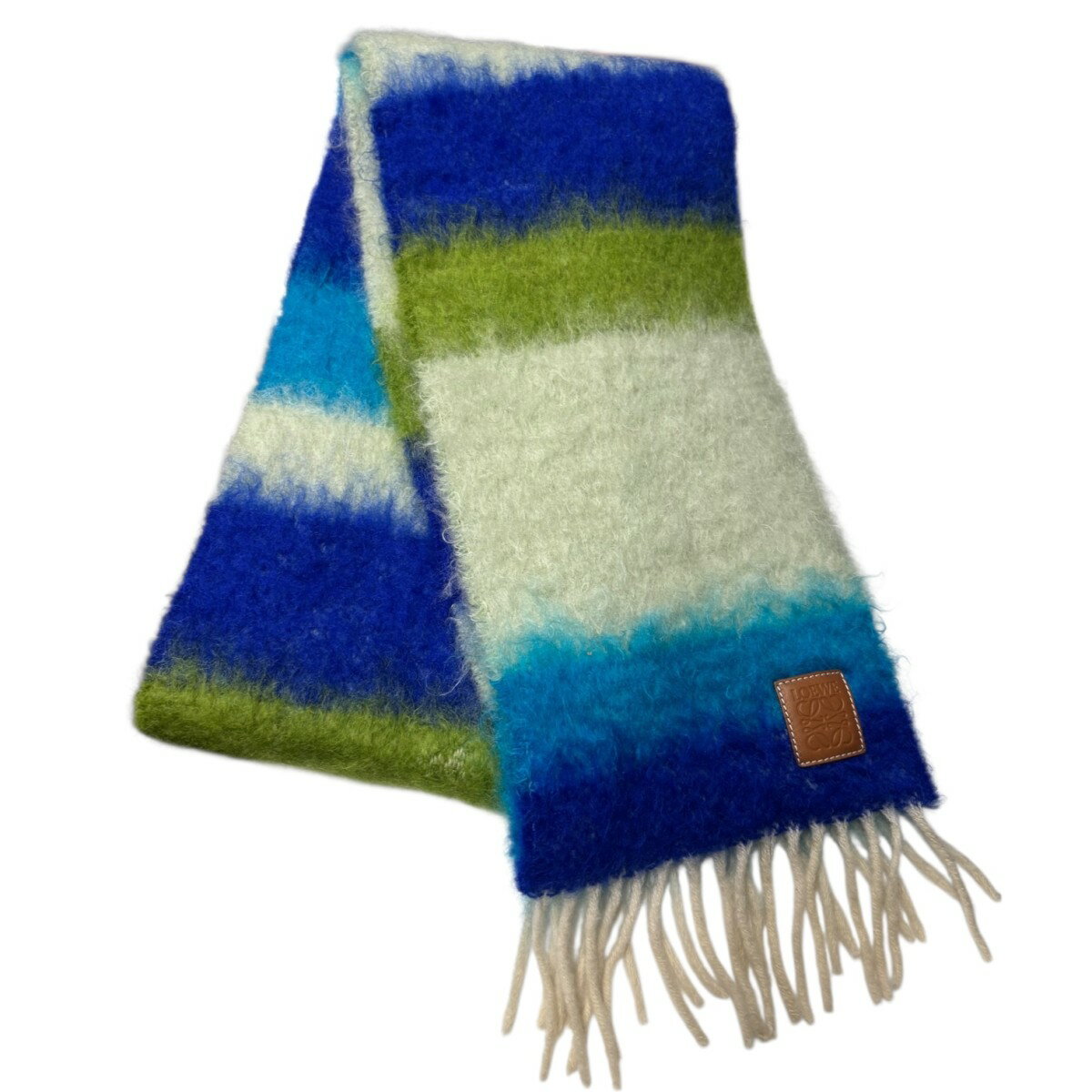 【中古】LOEWEモヘヤ混 マフラー 28003861 マルチカラー【価格見直し】