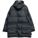 【中古】MONCLER 茶タグ廃番PARISパリボリュームダウンジャケット ブラック サイズ:1(オ ...